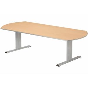 会議テーブル 幅2400×奥行1200×高さ720mm 対立脚 CLT-2412B