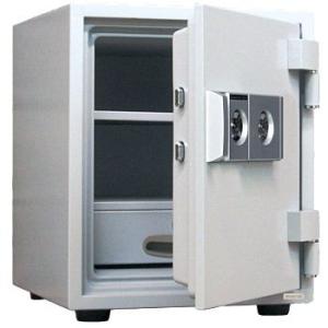 ２キー式 Ａ４サイズ収納 耐火金庫 H529×W435×D493 ［ダイヤセーフ DW52-DX 車...