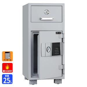 投入式 金庫 耐火金庫ダイヤル+キー式 ダイヤル錠 150kg 投入金庫 耐火