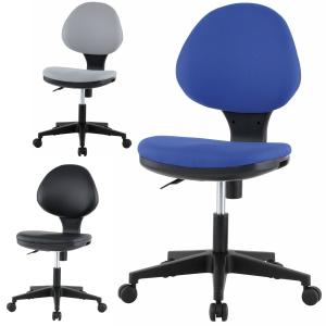 オカムラ オフィスチェア ビラージュ ローバック 肘なし ネイビー