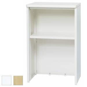 受付カウンター ハイカウンター 棚付 W1200mm 白 黒 UH-041209N