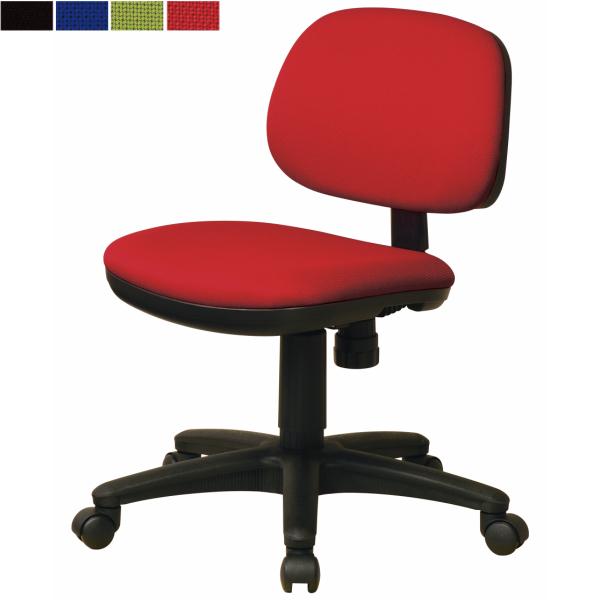 オフィスチェア 布張り ローバック 体圧分散 コンパクト 事務椅子 クッション ワークチェア 回転椅...
