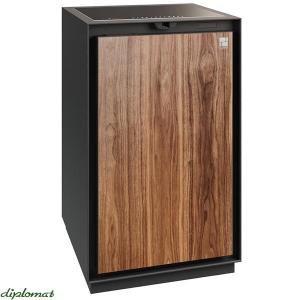 開梱設置別途 指紋認証+テンキー式 耐火金庫 ウォールナット PLD7000BL タッチパネル 防盗 貴重品保管 かっこいい PALLADIUMシリーズ ディプロマット