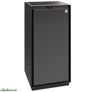 開梱設置別途 指紋認証+テンキー式 耐火金庫 チタニウムブラック PLD9000BL タッチパネル 防盗 貴重品保管 かっこいい PALLADIUMシリーズ ディプロマット