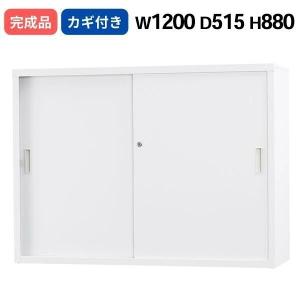 スチール引き違い 書庫 シリンダー錠 鍵付き 日本製 TSシリーズ 深型 キャビネット A4サイズ対応 スチールファイル棚 オフィス家具 完成品 車上渡し