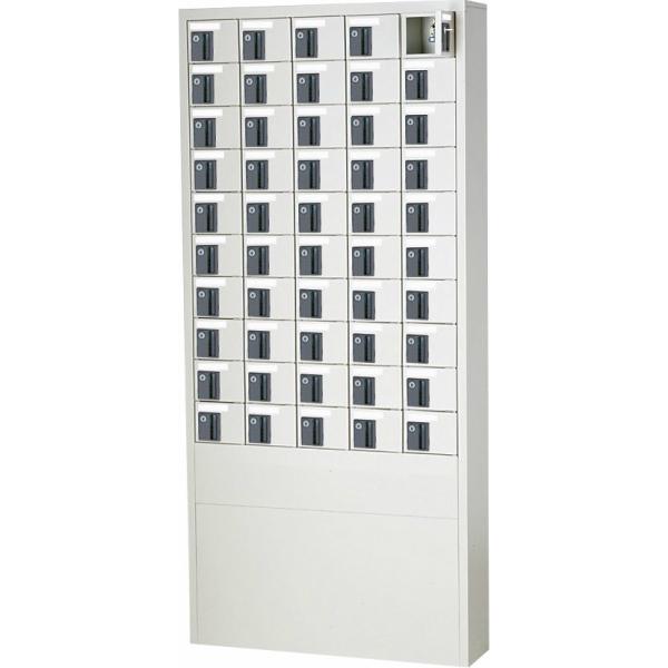 小物保管庫 50人用 シリンダー錠式 YBKK-50M 山崎産業 貴重品 5列10段 小物入れ 貴重...