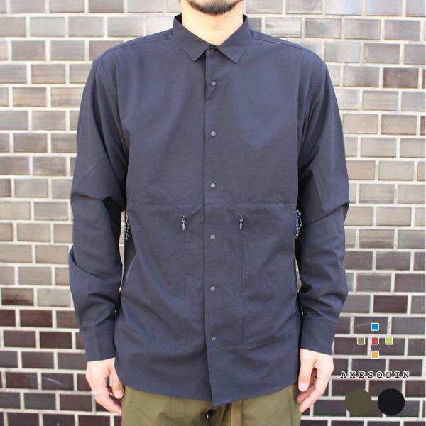 アクシーズクイン シャツ 長袖 メンズ AXESQUIN LS VENTILATION SHIRT ...