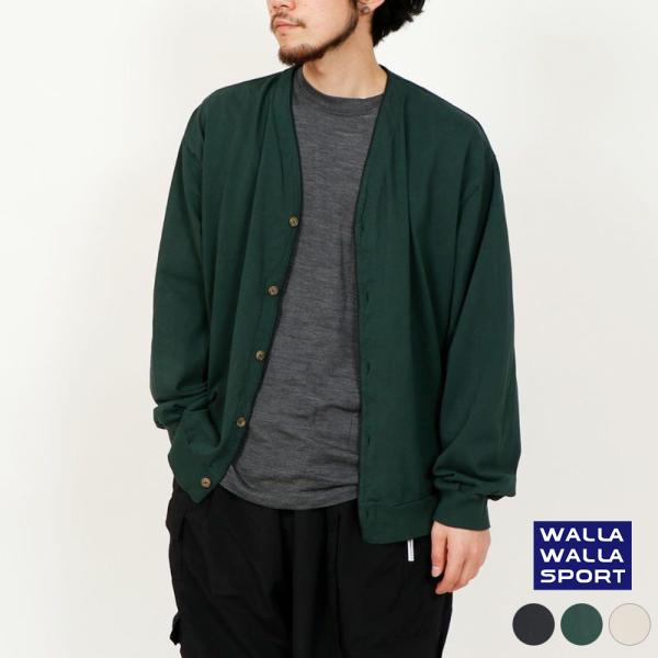 ワラワラスポーツ カーディガン メンズ レディース WALLA WALLA SPORT LOOSE ...