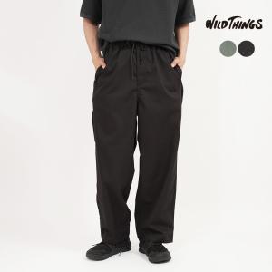 WILD THINGS（ワイルドシングス） ワイドパンツ パンツ エラスティック