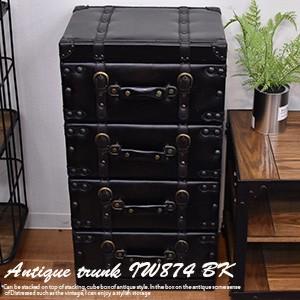 チェスト 4段 引き出しト IW-874 IW（アイダブリュー） 合皮