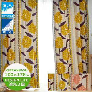 スミノエ 遮光カーテン KEIRANSASU（ケイランサス） 巾100×丈200cm（1