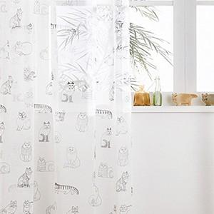 Lisa Larson（リサラーソン） レースカーテン スケッチ（ボイルレース