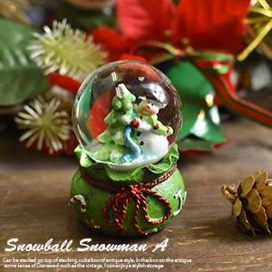 クリスマス スノーボール オブジェ スノーマンa Led スノーボール クリスマス雑貨 ウォーターボール ディスプレイ クリスマス置物 Zql8490 003 Soraciel 通販 Yahoo ショッピング
