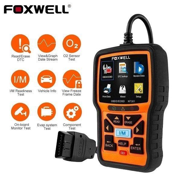 自動車 故障診断機 スキャンツール FOXWELL NT301