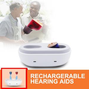 聴覚障害 充電式 ポータブル デジタルアンプ サウンドアンプ 補聴器｜sorakumo