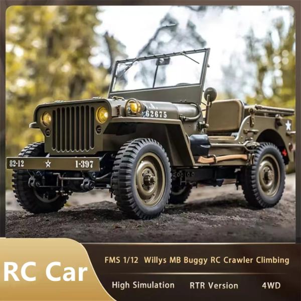 Fms rcカー 1/12 1941 MB Scaler Willys 2.4グラム 4WD rtr...