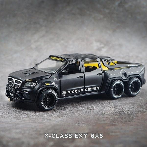 ミニカー メルセデスベンツ XCLASS EXY 6X6 ピックアップ 1/28スケール ダイキャス...