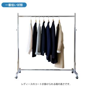 ハンガーラック スリム 頑丈 キャスター 付き...の詳細画像5