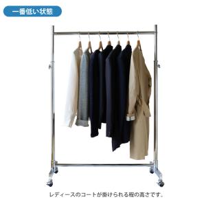 ハンガーラック スリム 頑丈 キャスター付き ...の詳細画像5