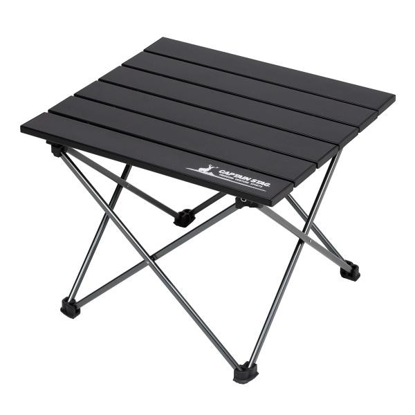 キャプテンスタッグ(CAPTAIN STAG) アウトドアテーブル アルミロールテーブル フレーム一...