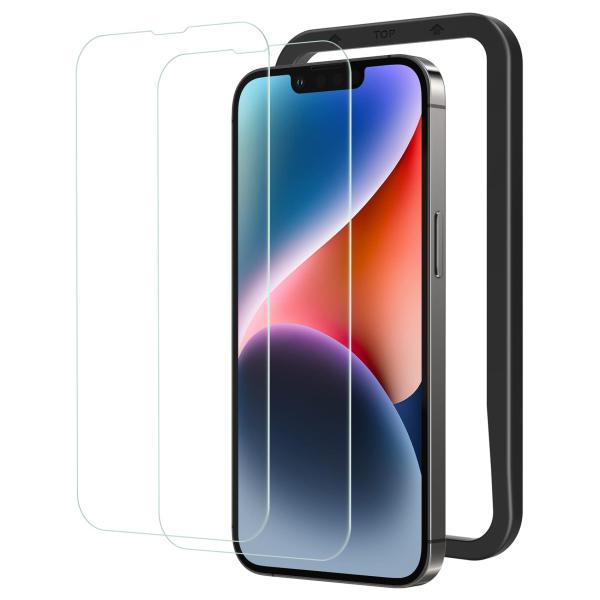 NIMASO ガラスフィルム iPhone 14 用/iPhone 13 Pro 用/iPhone ...