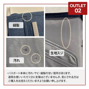 訳あり アウトレット パスポートケース 家計管...の詳細画像2