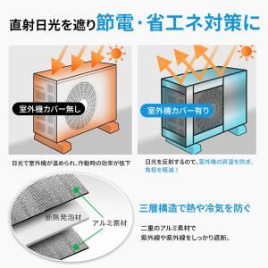 10%OFF★エアコン室外機カバー 室外機保護...の詳細画像4