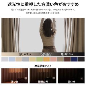 カーテン 遮光 2枚セット 1級遮光 幅200...の詳細画像4