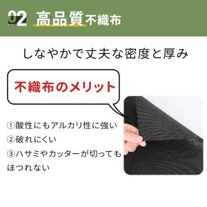 【U字ピン付き】防草シート 除草シート 1mx...の詳細画像5