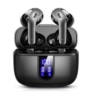 2023新設計 Bluetooth5.3技術 蓋を開けたら接続bluetooth イヤホン Eynew ワイヤレスイヤホン ブルートゥース