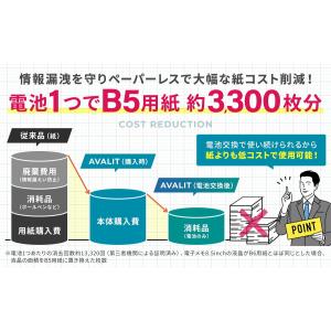 電子メモ 電子パッド 8.5インチ 厚さ5mm...の詳細画像2