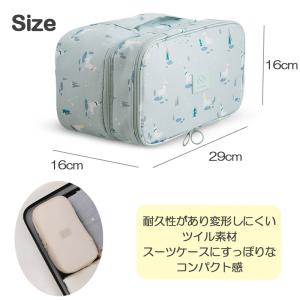 トラベルポーチ ランジェリーポーチ バッグ 旅...の詳細画像5