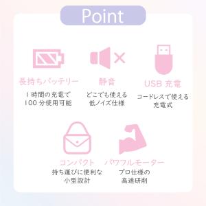 ネイルマシン コードレス ネイリスト監修 ポリ...の詳細画像5