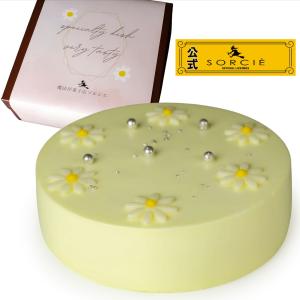 魔法洋菓子店ソルシエ センイルケーキ パステルイエロー クリームケーキ 4号 13.5cm 2〜4人分 約270g