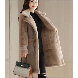 コートレディースフェイクムートンコート秋冬