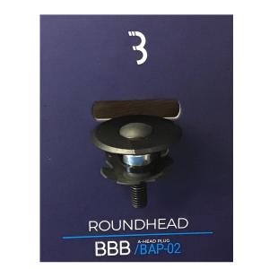 (BBB)ヘッドセットパーツ ステムキャップ ROUNDHEAD ラウンドヘッド BAP-02(506292)ブラック｜sore