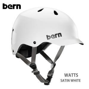 （Bern）バーン ヘルメット ツバ付きWATTS/Satin White｜sore