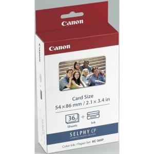 3個セット Canon KC-36IP SELPHY CP 専用 カラーインク/ペーパーセット