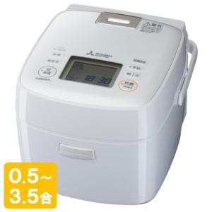 ◆GWも営業 在庫あり◆三菱 炊飯器 炭炊釜 NJ-SE06F-W 0.63L/3.5合｜家電専門店sorekudasai