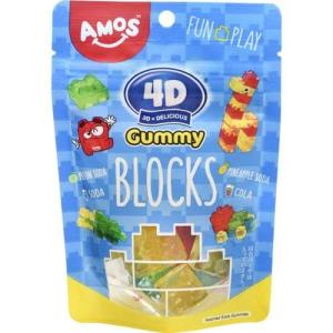 カンロ アモス4Dグミ ブロックス 72g×6個