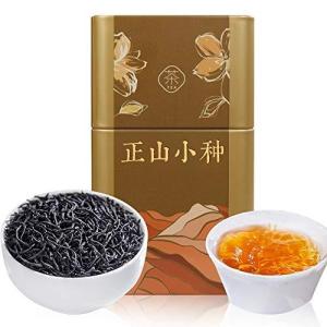 煕渓 中国紅茶特級正山小種 工芸茶 茶葉 福建 武夷山紅茶 天然の花と果物の香り 天然 無糖 カフェインなし …