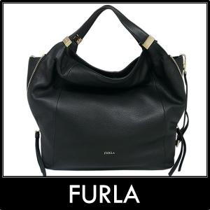 FURLA フルラ LIZ リズ ショルダーバッグ 791305 Lサイズ 牛革型押し ONYX ブラック BEF4