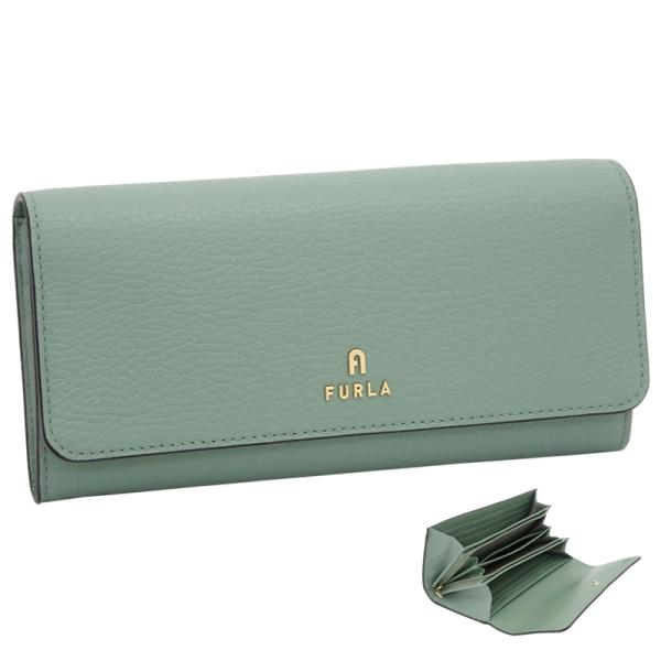 フルラ Furla Camelia カメリア コンチネンタルウォレット Mineral Green ...