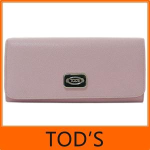 TOD'S トッズ tods 長財布 牛革型押し SAF ライトローズ ピンク ROSA CONFETTO TODS XAWCBWBA400 DOU M403｜sorfege