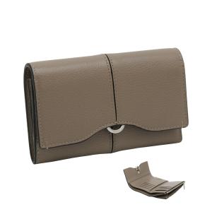 トッズ TOD'S レザー ウォレット XAWDBNB3300XSOC413 tods 三つ折りコンパクト財布 小銭入れ付 ベージュ レディース