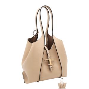トッズ TOD'S T タイムレス レザー ショッピング バッグ スモール XBWTSBA0200XSOC609 tods ショルダーバッグ ベージュ レディース