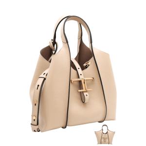 トッズ TOD'S T タイムレス レザー ショッピング バッグ ミニ XBWTSBA9100XSOC609 tods ハンドバッグ 2WAY ショルダーバッグ ベージュ レディース
