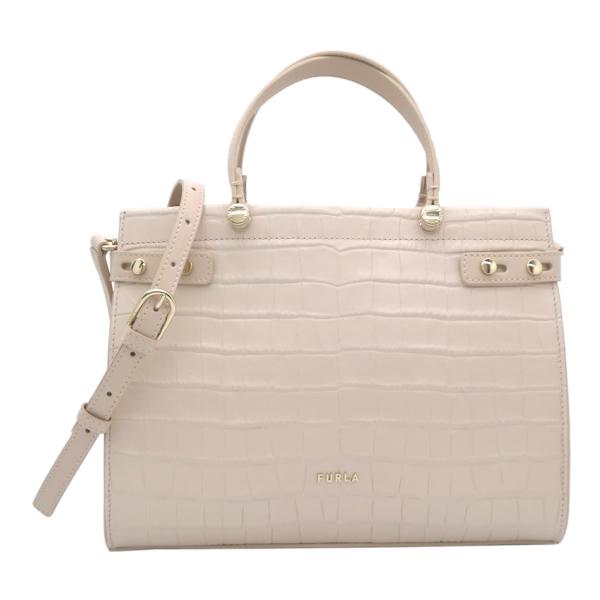 【訳アリ　アウトレット】フルラ FURLA LADY M トートバッグ M クロコ型押しカーフ BA...