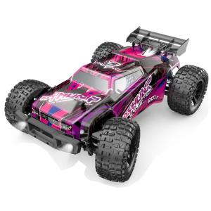 DEERC ラジコンカー オフロード 大人向け こども向け 4WD 1/10 45km/h ブラシレスモーター 大型 操作時間40分 四輪駆｜sorrisoshop