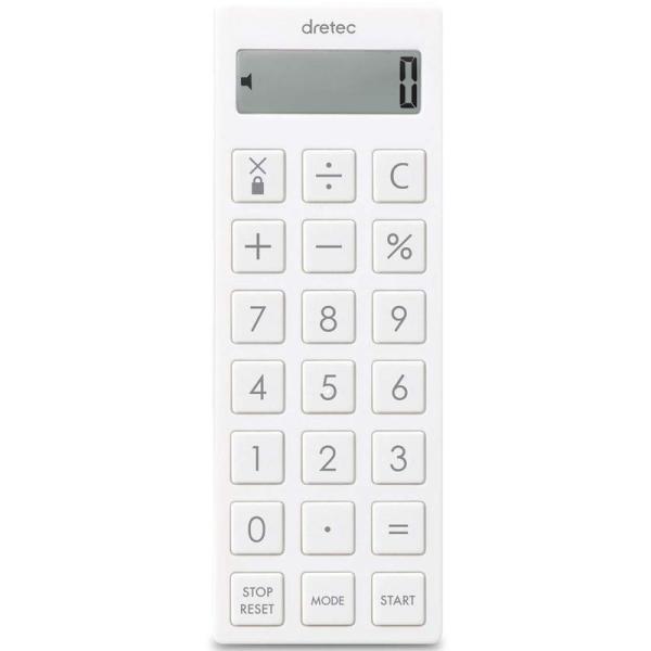 dretec(ドリテック) 時計付電卓タイマー 計算機 マグネット 最大セット時間99時間99分10...